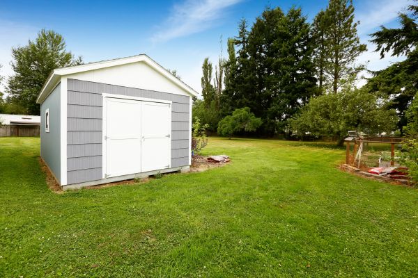 Storage Shed Assembly in Duluth