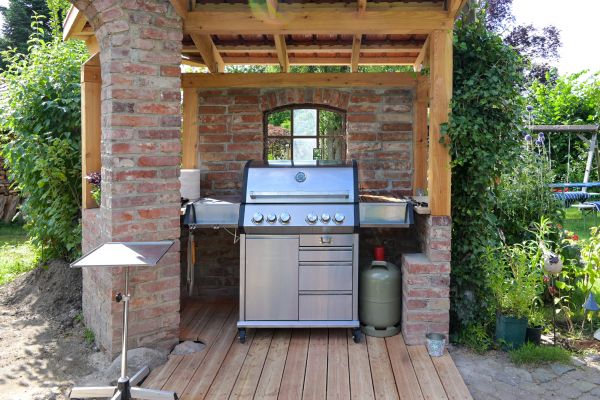 Propane Grill Assembly in Duluth
