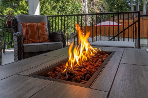 Gas Fire Pit Installation in Duluth