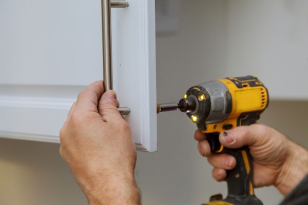 Cabinet Knob Installation in Duluth