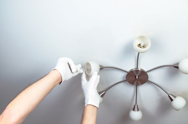 Chandelier Bulb Installation in Duluth